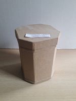 Paper Shape medium sweet ( snoep ) tin PM 2212 8 hoekig